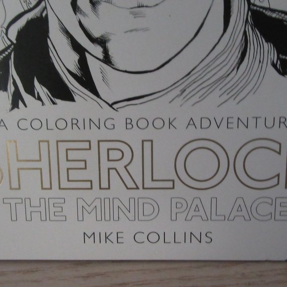 NEW! Sherlock Adult Coloring Book - Picture 3 of 5